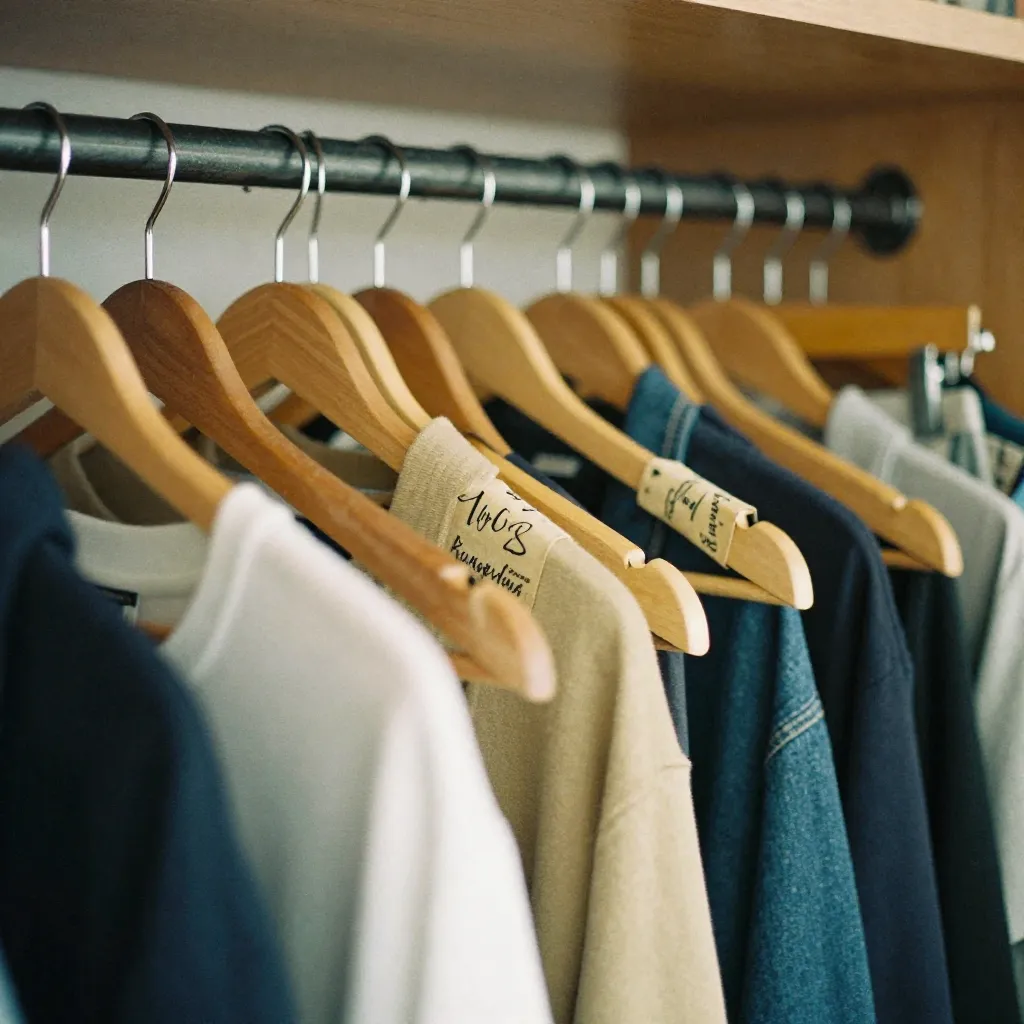 Bæredygtig garderobeorganisering